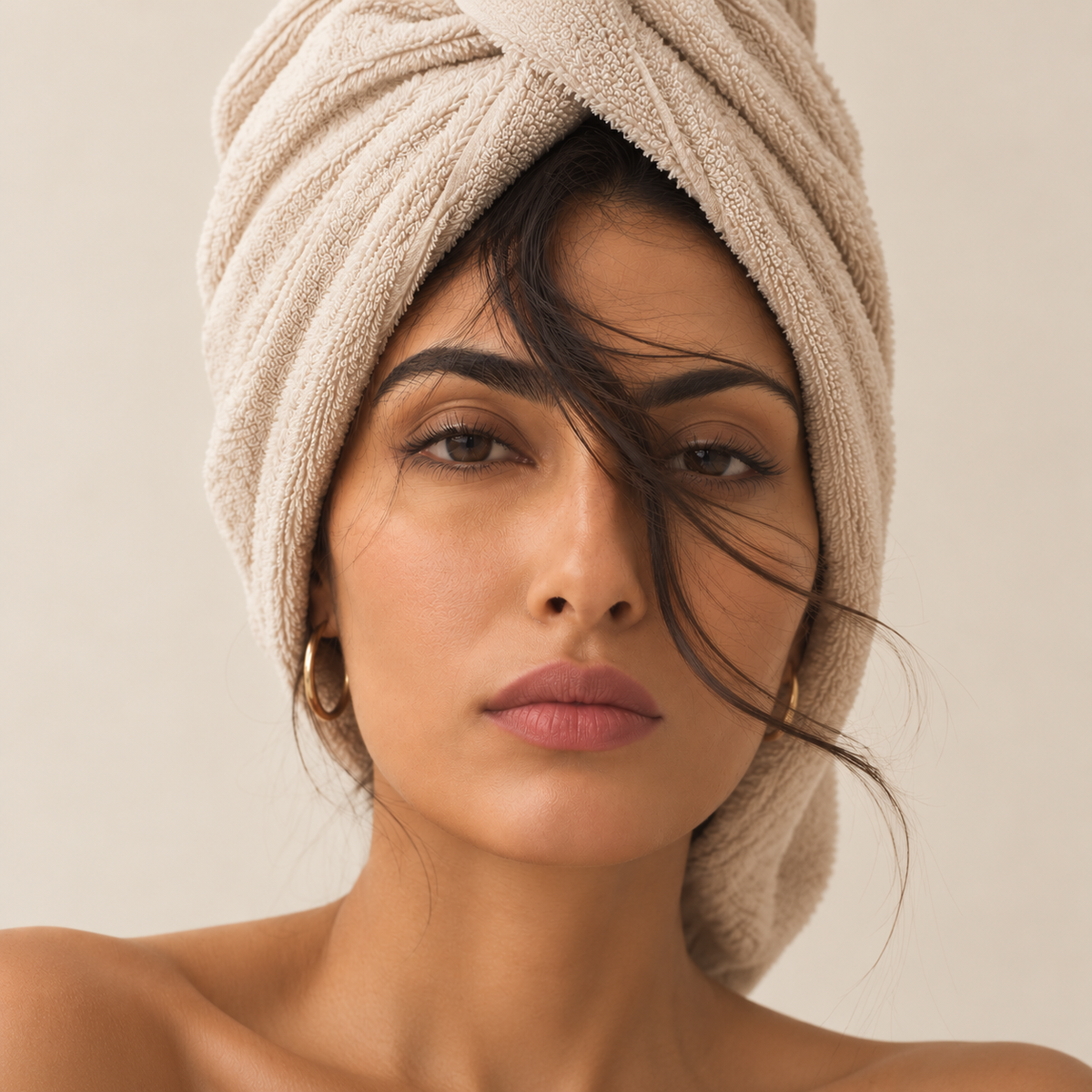 La Douceur — Serviette cheveux en microfibre